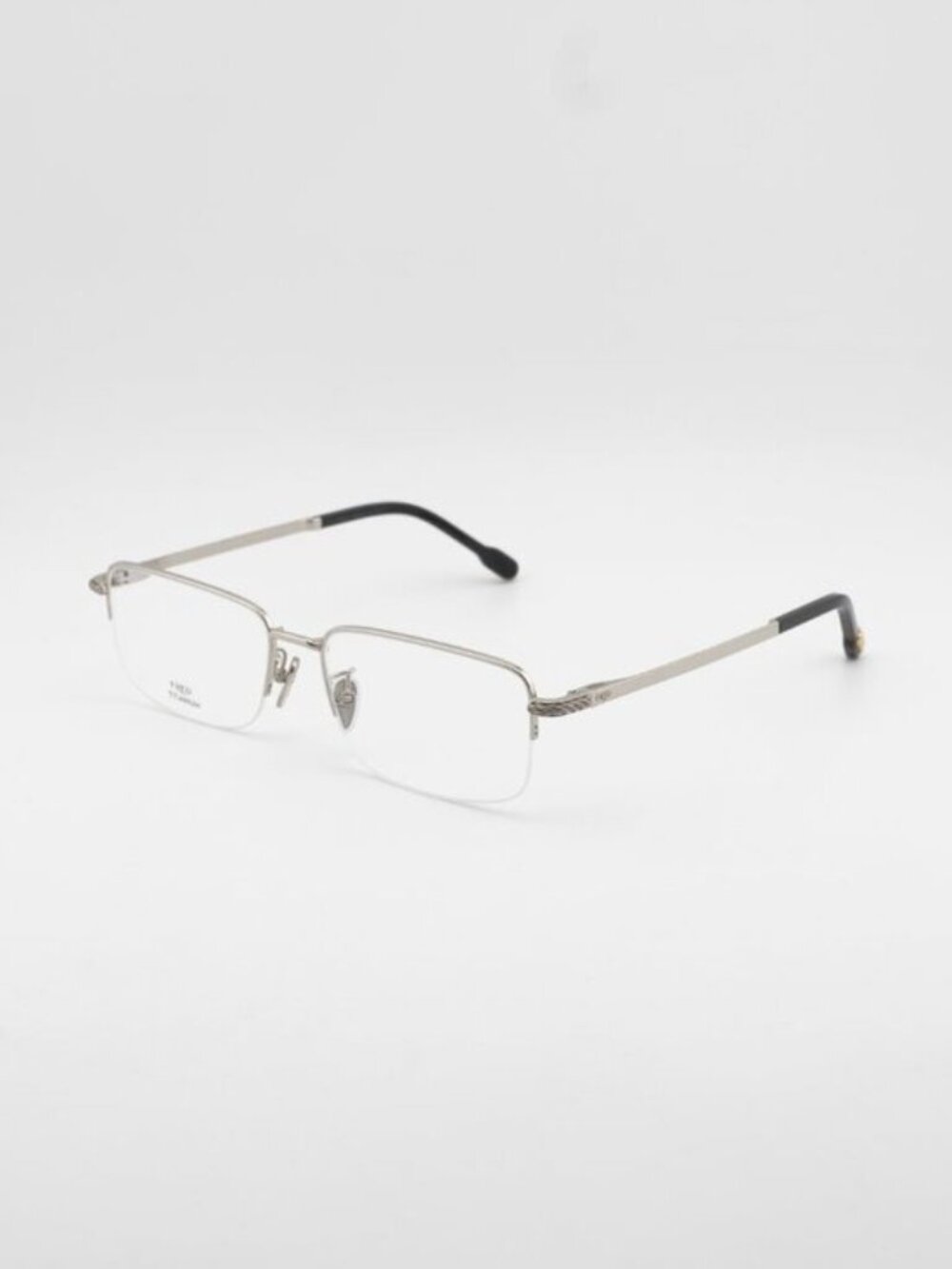 Fred FG50024F 016 Unisex Eyeglasses Silver 56mm Rectangle Frame
